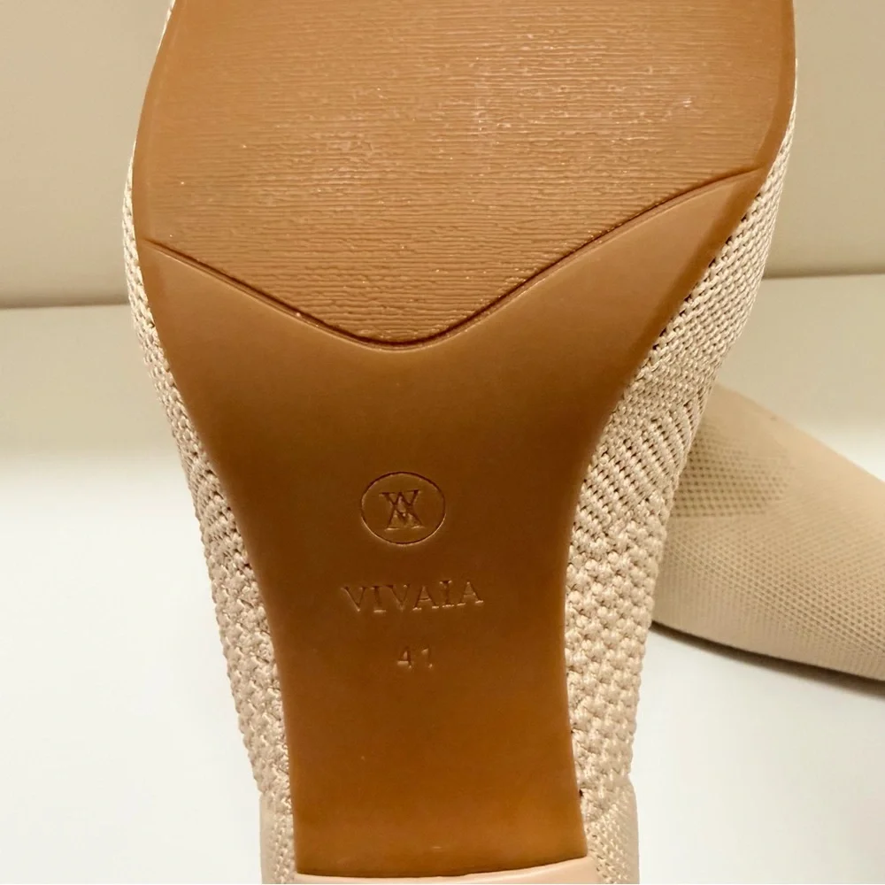 NEW VIVAIA Square-Toe Perforated Heeled Boots Comfy minimalist sustainable 9.5 - Picture 7 of 10